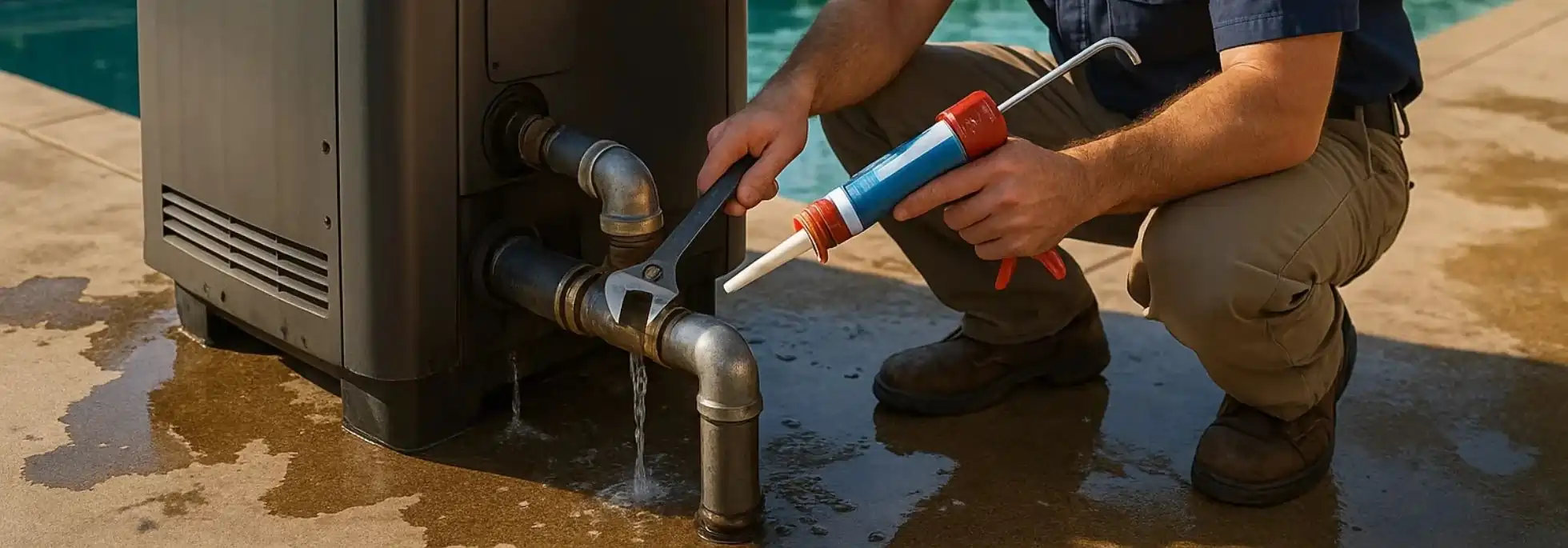  Pool Heater Leak Repair - HVAC Oro-Medonte