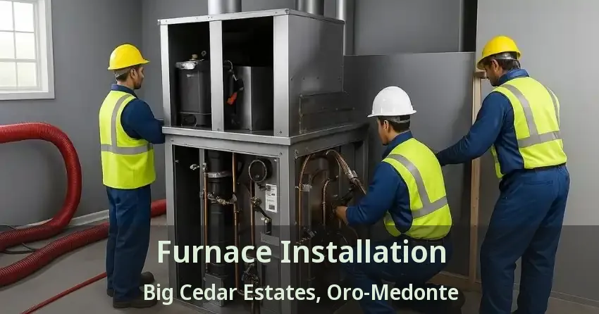 Furnace Installation Big Cedar Estates, Oro-Medonte - ON