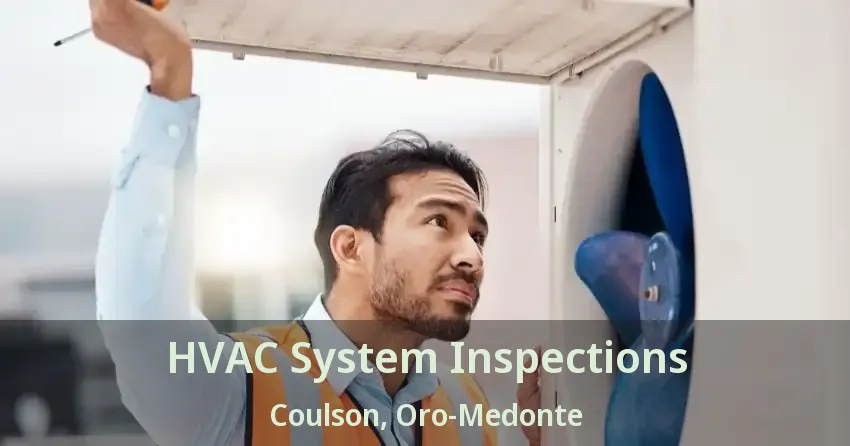 HVAC System Inspections Coulson, Oro-Medonte - ON