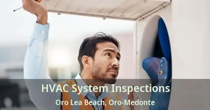 HVAC System Inspections Oro Lea Beach, Oro-Medonte - ON